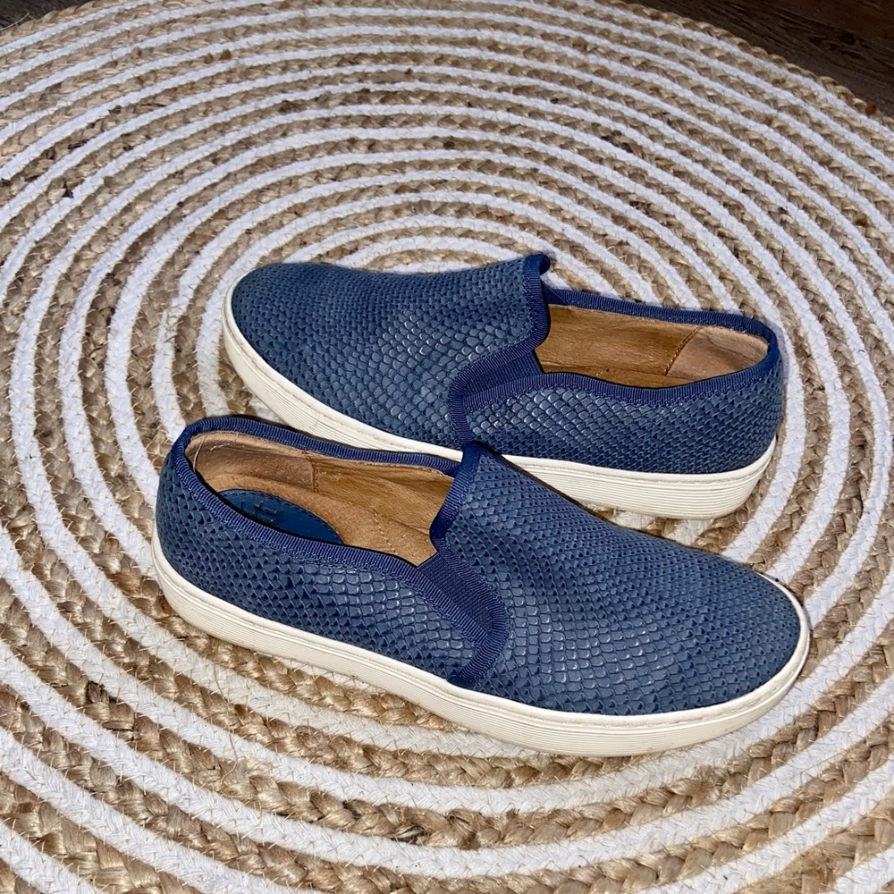 Sofft Blue Slip Ons